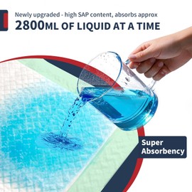 BIGGMED Chucks Pads Disposable Adult 40'' X 36'' (50 Pads) Underpads for Incontinence Ultra-Absorbent & Leak-Proof Bed Pads for Adults, Elderly and Kids