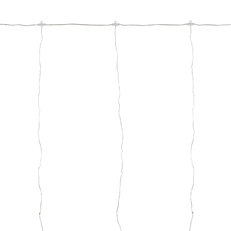 Northlight Multi-Function Window Curtain Christmas Lights - Warm White LED