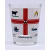 Melbourne Australia Coat of Arms Shot Glass