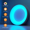Annaror RGB LED Flush Mount Ceiling Light with Remote Control,