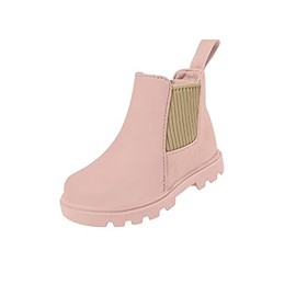 Native Shoes Kids Kensington Treklite (Little Kid) - Boots for Kids - Round-Toe Silhouette - Chelsea-Style Chameleon Pink 5 Big Kid M