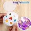 simarro 4Pcs Dice Shaped Ice Cube Mold, Silicone Dice Resin