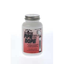 Black Swan All Purpose Pipe Dope, Pro-Grade Pipe Thread Sealant, Soft-Set, High Viscosity, Low Odor, for All Piping Types with Bottle Brush Cap, Yellow, 1 Quart