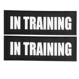 Fairwin in Training Dog Patches, Reflective and Removable Dog Tags for Service Vest Dog Harness