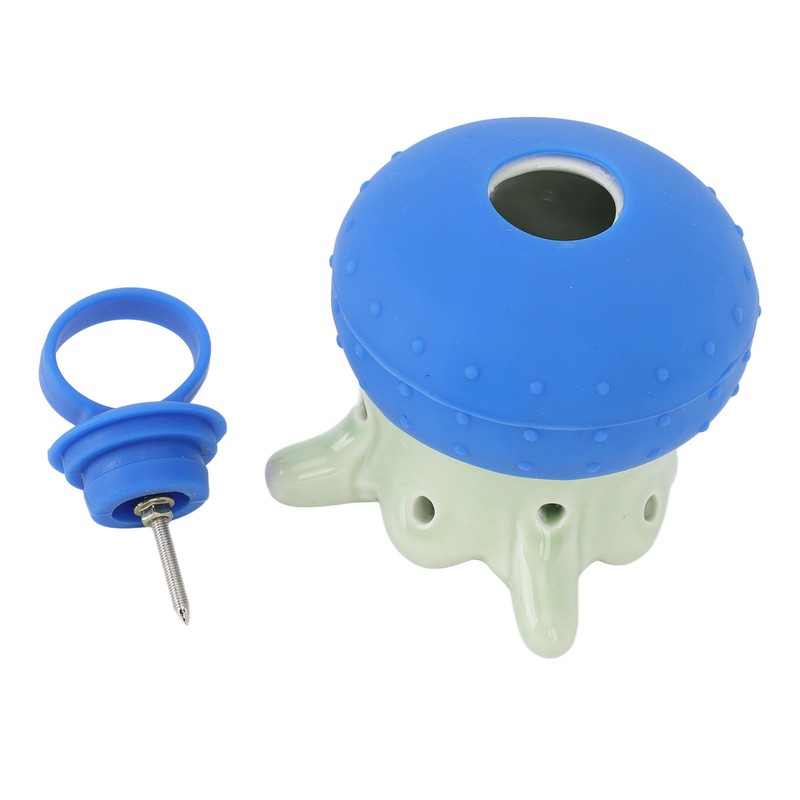 Head Moxibustion Pot Silicone Ceramic Moxibustion Warm Massage Tool for