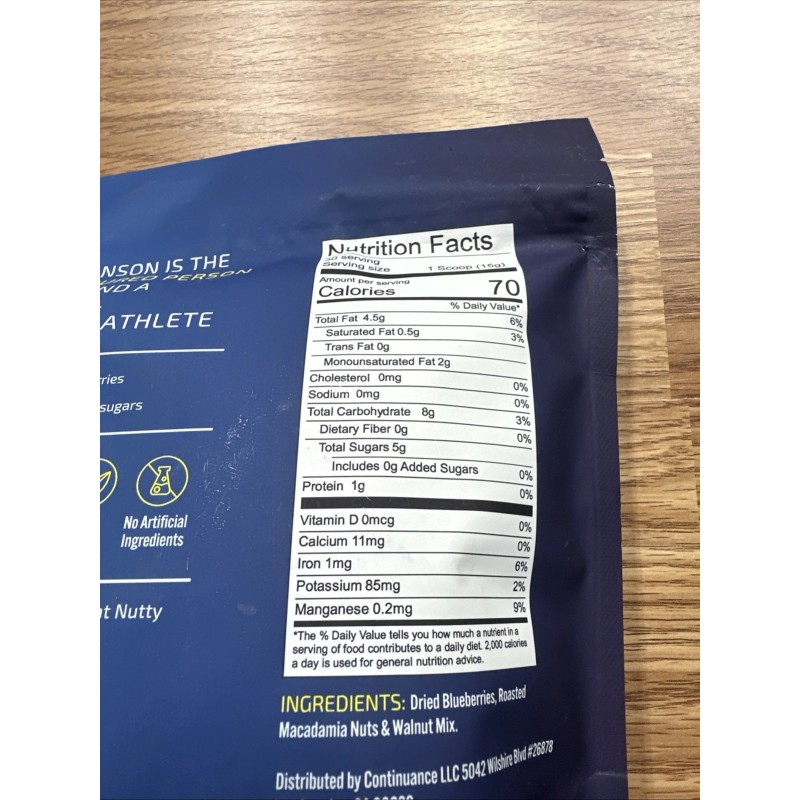 Blueprint Bryan Johnson Blueberry Nut Mix 1 Lb Bag 30