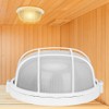 Sauna Room Explosion-Proof Lamp, Waterproof Grid Bulkhead Ceiling Light for