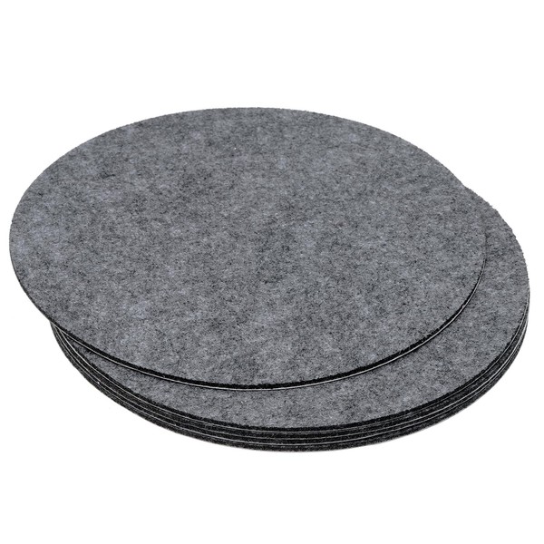 PATIKIL 7 Inch Diameter Lamp Base Felt, 5Pack 2mm Thickness