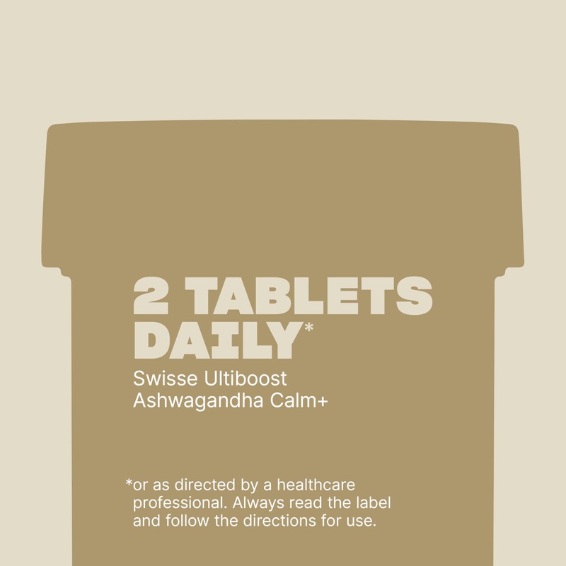 Swisse Ultiboost Ashwagandha Calm+ 60 Tablets