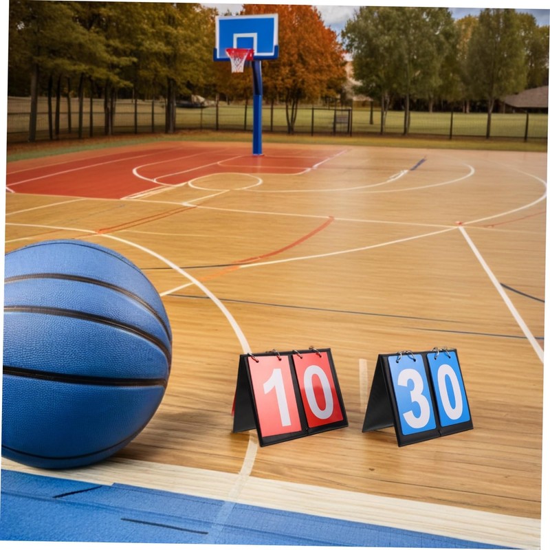 WHAMVOX 2pcs Durable Dual Sided Score Keeper for Basketball Volleyball