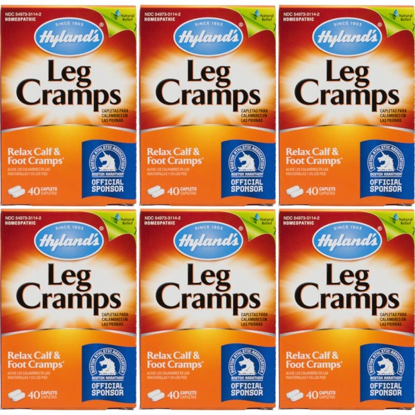 Hyland's Leg Cramps, Caplets, 40 ct. (Pack of 6)
