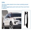 AIWGIW Windshield Pillar Trim Panel Molding Compatible with Ford Explorer