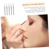 Minkissy 5pcs Eye Liner Brush Tip Professional Makeup Brush Set