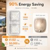 RV LED Interior Lights DC 12V, 1000LM 8W Double Dome