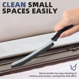 FOOGWEE FOOGWEE Hartborsten Ecken Reinigungsbrste - Fugenbrste Bad - Schmale Reinigungsbrste Bad fr Fugen und Ecken von Badezimmer, Fenster und Fliesen 5 Stck