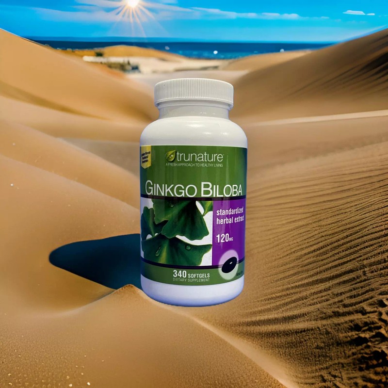 Trunature Ginkgo Biloba 120mg 340 Softgels EXP:05/25