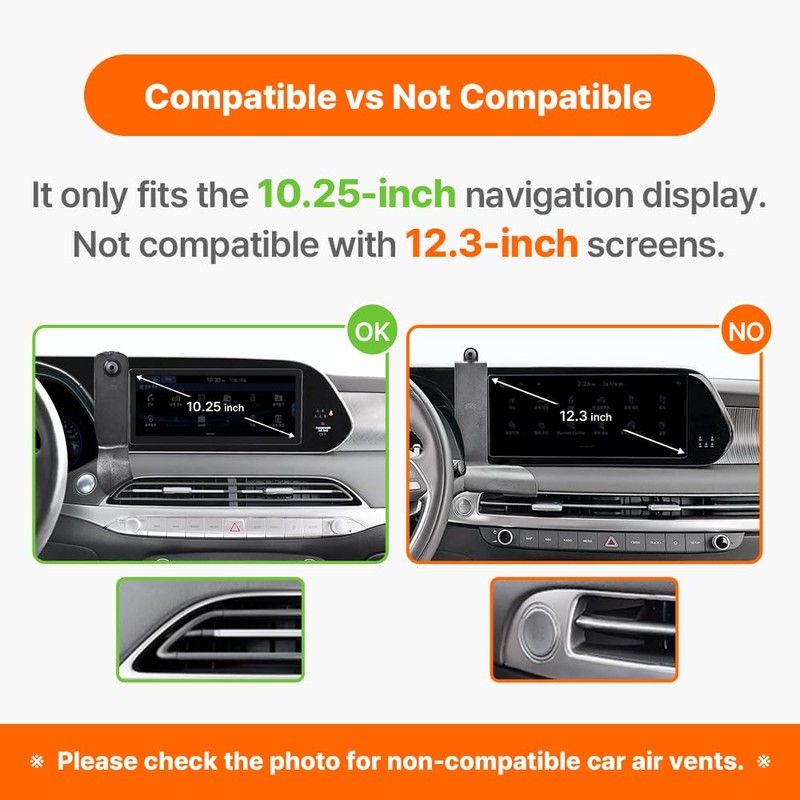 FICS Car Phone Holder for Hyundai Palisade 2020, 2021, 2022