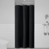 BTTN Stall Fabric Shower Curtain - 36x72 Inch Narrow Linen