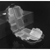 Fishing Tackle Box Lure Storage: 2 Packs Small Portable Case