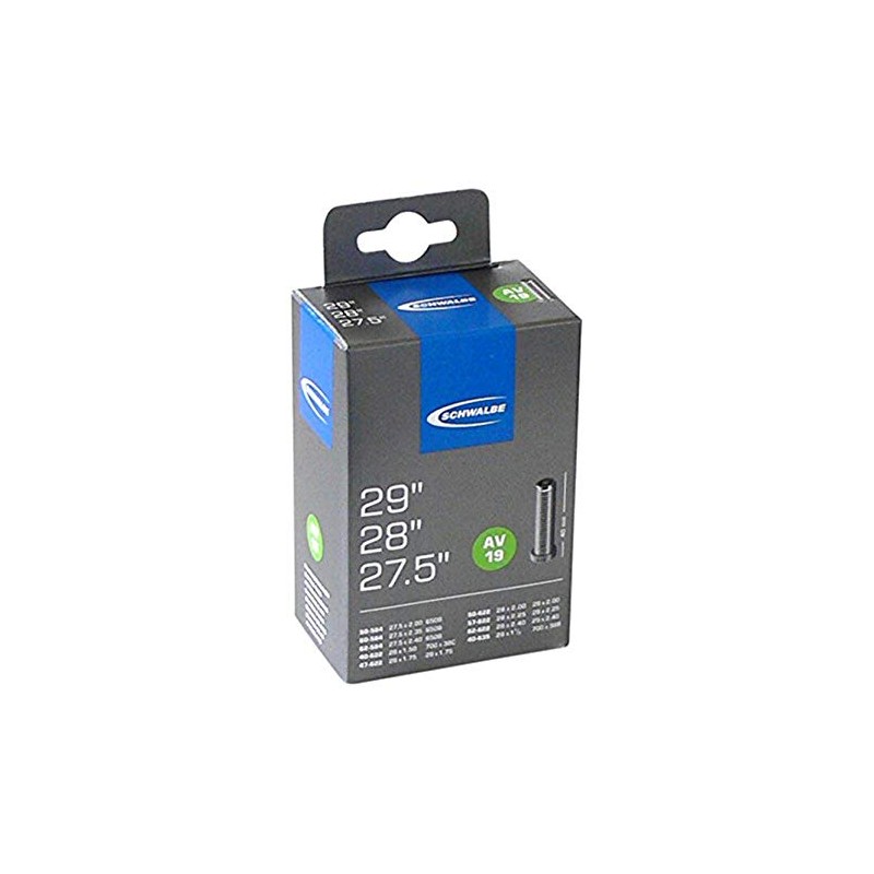 Schwalbe 10430340 Bicycle Inner Tube AV19 40-622 to 60-622, 29