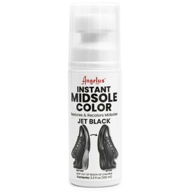 Angelus Instant Midsole Color Restorer - Restores & Recolors Midsoles - 3.3 Fl Oz, Black