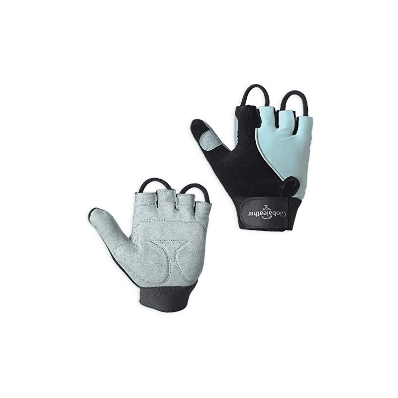 Globaleather Globaleather Gel Pad Lite Wheelchair Gloves - Silver (X