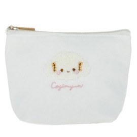 Marushin 3825012200 Sanrio Kogimyun Mokomoko Gimyun Makeup, Cosmetics, Accessory Case, Mother's Day, Birthday, Present, Gift, 100% Cotton