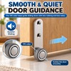 Sliding Door Roller Wheels for Smooth Movement – 4-Piece Metal