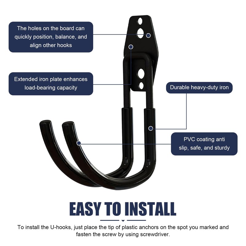 MLY 2 PCS EV Charger Holder Wall Mount, Heavy Duty