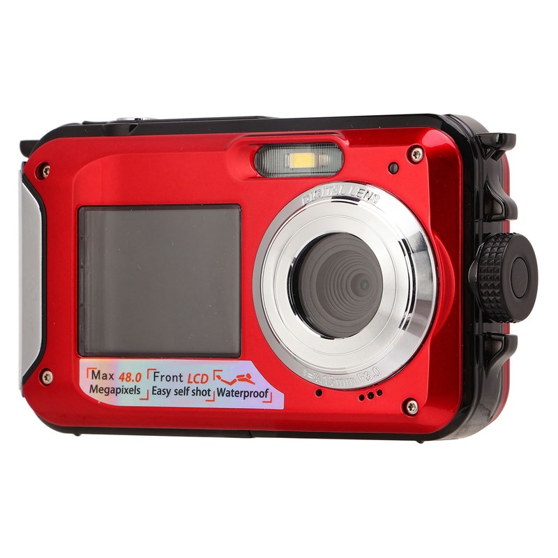 Full HD 2.7K 48MP 10ft Waterproof Underwater Digital Camera 16X