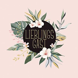 20 Serviettes, Favourite Guest Around Leaves, Table Decoration, Decoupage, Decoupage, 33 x 33 cm