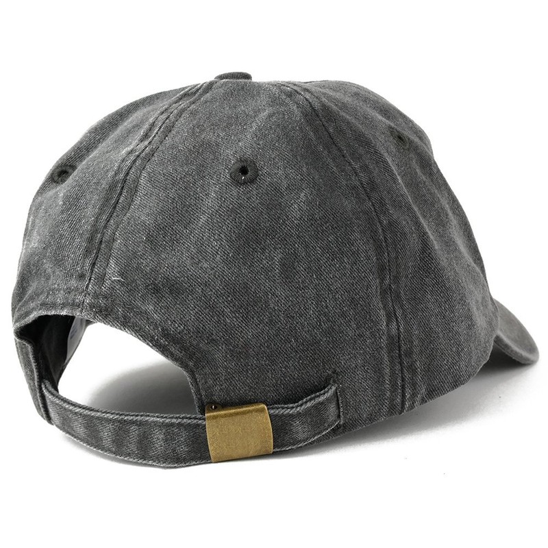 Bandera de EE. UU. Algodón, diseño bordado Washed Perfil Bajo