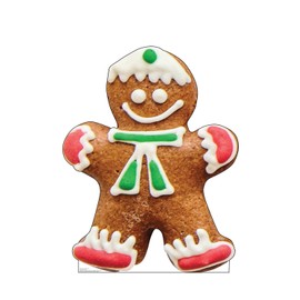 Cardboard People Gingerbread Man Cookie Life Size Cardboard Cutout Standup