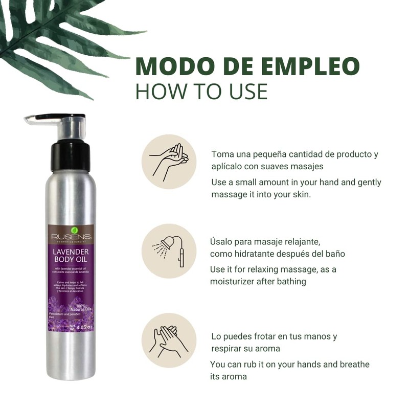 Rusens - Kit de Aceites para Masaje Antiestrés con Aceite