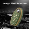 WORCAS Premium Soft TPU Key Case Cover Compatible with Nissan