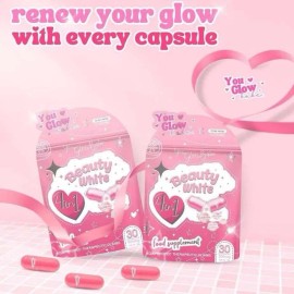 You Glow Babe 2Pack /You Glow Babe BEAUTY WHITE Glutathione Capsules, Japan Formula 30 count