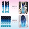 Tess Jumbo Braids, Hair Extensions, 60 cm, Kanekalon Synthetic Hair