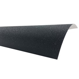 Glitter Sheet/Sticker Type Glitter, Stand Out! A4 Size Cheering Fan, Material, DIY Crafts, Set of 10 (Black)