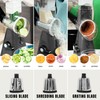 Rotary Cheese Grater with Handle, Cheese Grater Hand Crank, Fast