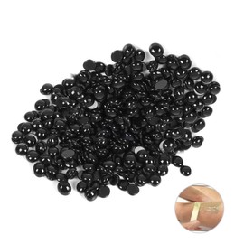 Vaguelly Painless Hair Removal Wax Beads Black Easy Use Depilatory Pearl for All Skin Types No Strips Needed Safe Material Effortless Hardening
