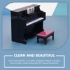 ibasenice 1 Set Mini Furniture Ornament Mini House Plastic Piano