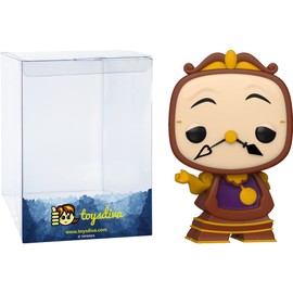Cogsworth: P o p ! Vinyl Figurine Bundle with 1 Compatible 'ToysDiva' Graphic Protector (1133-57582 - B)