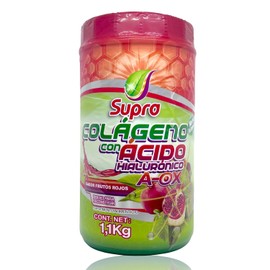 Colágeno Ácido Hialurónico A-OX Frutos Rojos 1.1 kg Supra