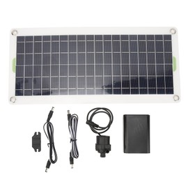 12V Solar Water Pump 4 DB Low Noise 19W Solar Powered Water Fountain Generator Pump for Home Car Boat Garden 50W