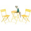 Grand patio 3pc Metal Folding Bistro Set, 2 Chairs and
