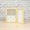 FUJICOLOR 4611TK Picture Frame, Wooden, 2L Size x 2 Sides,