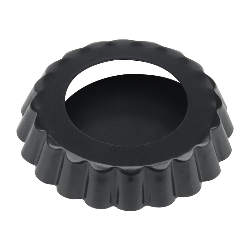 KEILEOHO 12 PCS 4 Inch Small Flan Tins, 10cm Mini