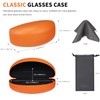 molshine Hard Shell Sunglasses Case,PU Leather Classic Large Glasses Case