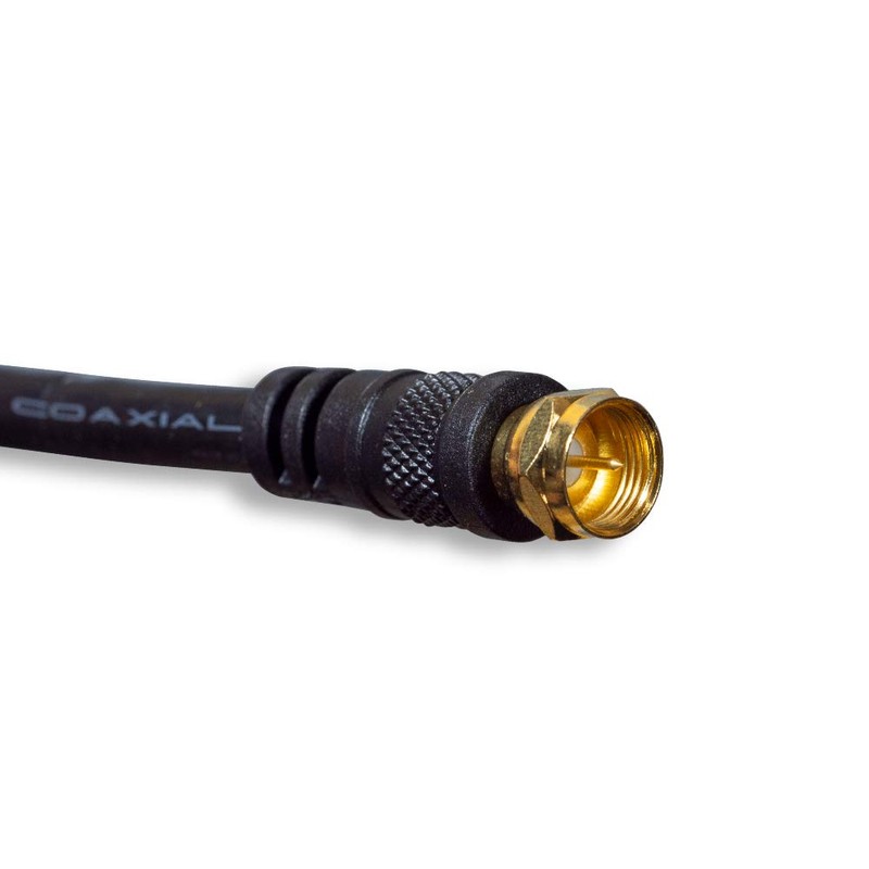 Cablelera ZCTTFDMM-03 RG-6 Coaxial Cable with F Type Screw-On Gold