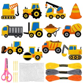 Fonyet DIY Sewing Kit Children from 6 Years, Felt Animals, Creative Sewing Kit, Animal Shapes, Felt Craft Set for Children and Beginners (Animal)